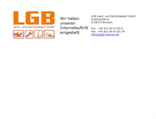 Tablet Screenshot of lgb-bremen.de